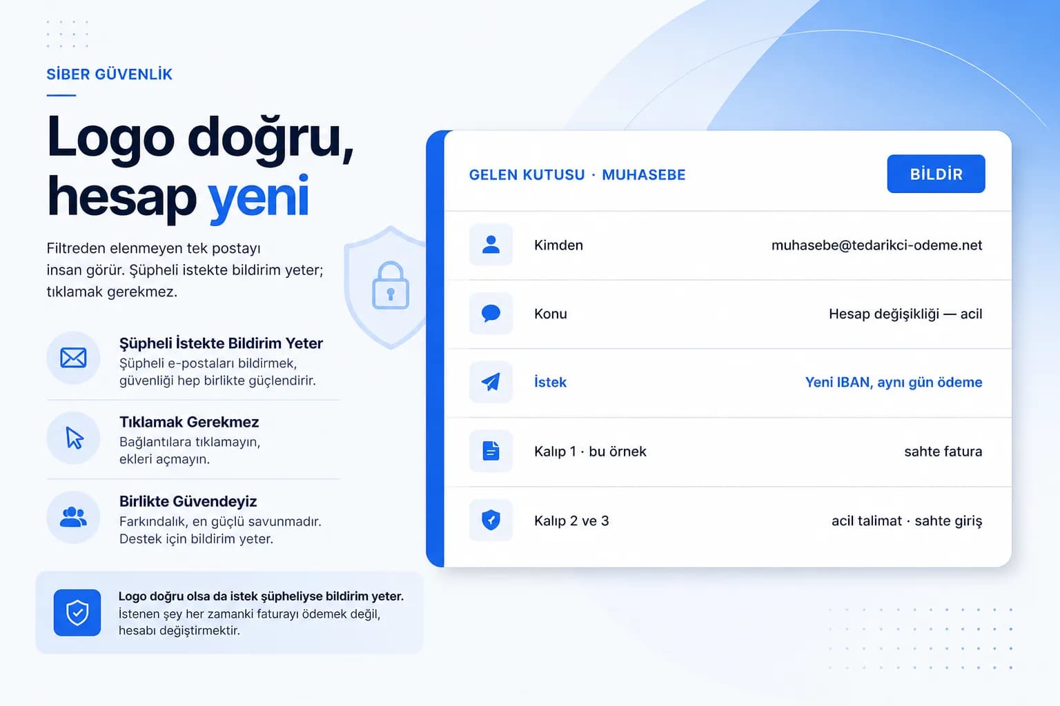 Çalışan oltalama e-postasını nasıl tanır?